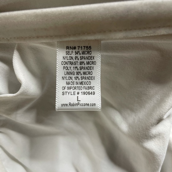 NEW Robin Piccone Suzie Stripe Bandeau Jumpsuit L - Picture 3 of 5